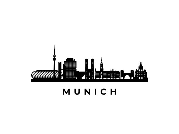 慕尼黑建筑剪影