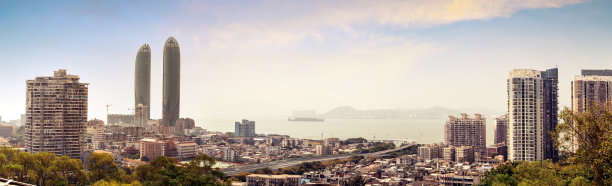 厦门鼓浪屿宽幅全景图