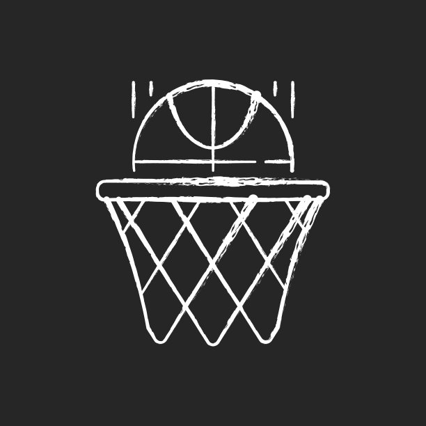 篮球主题矢量插画