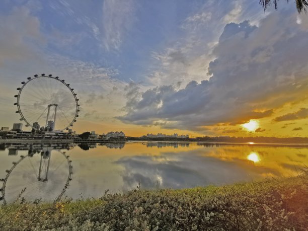 新加坡滨海湾美景
