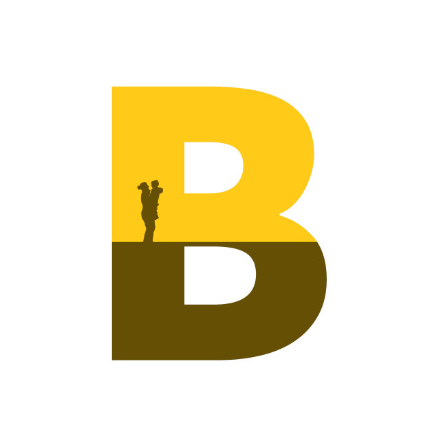 b字母母婴logo