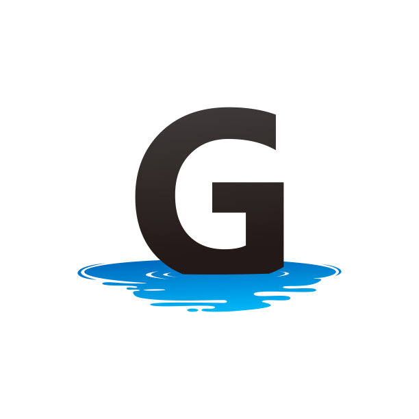 g字母水滴logo设计