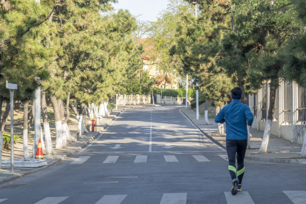 山东跑步背景