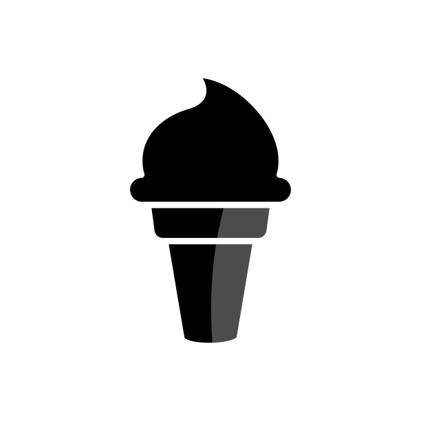 矢量冰淇淋车图标