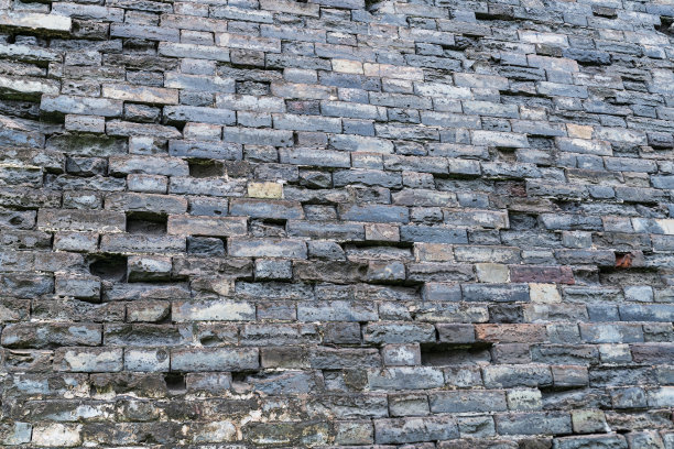 传统围墙青砖城墙