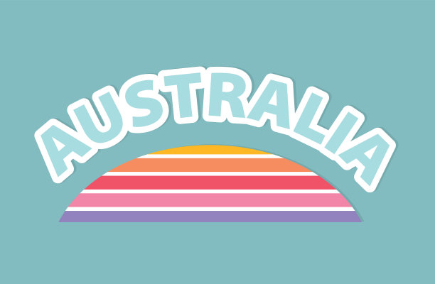 矢量悉尼旅游宣传插画