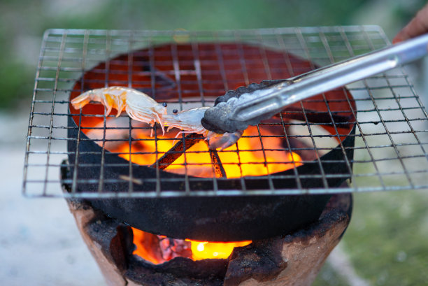 鲜火焰烤串虾