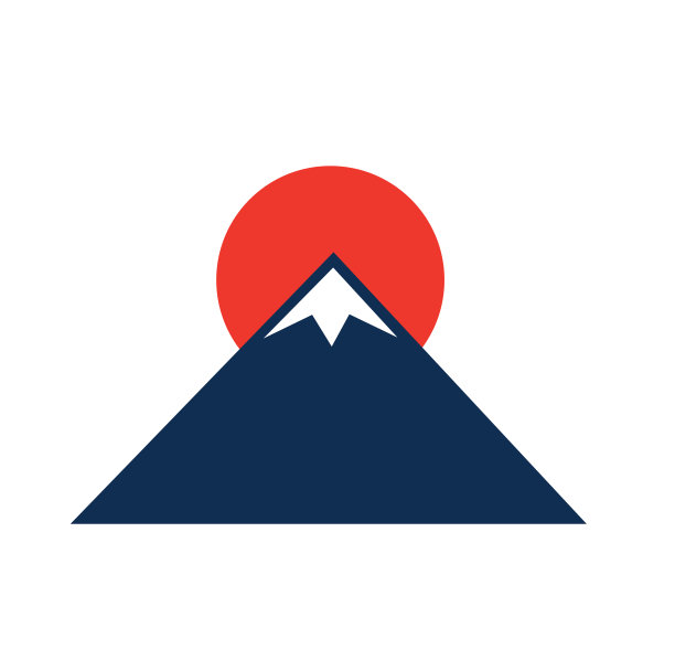 富士山火山logo