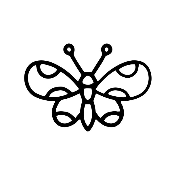 抽象蝴蝶图标
