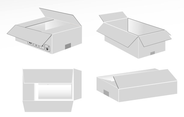 产品纸箱外部包装盒设计模板