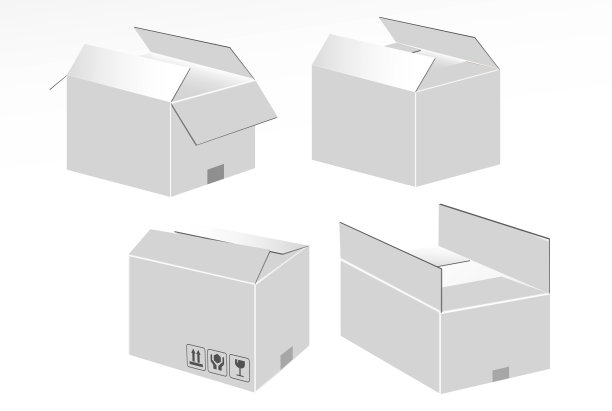 产品纸箱外部包装盒设计模板