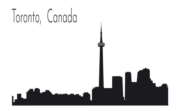 加拿大多伦多旅游海报