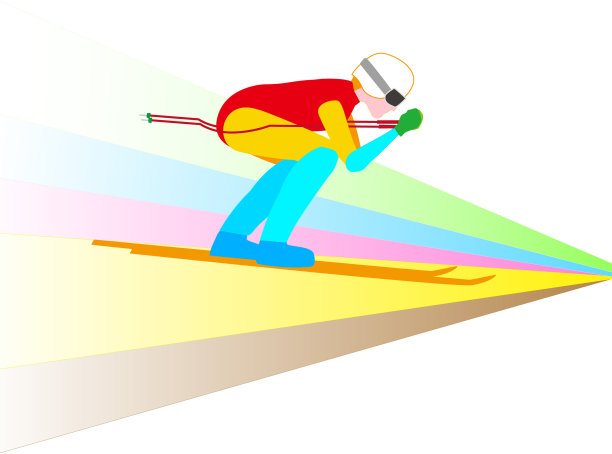 冬季运动会高山滑雪运动员
