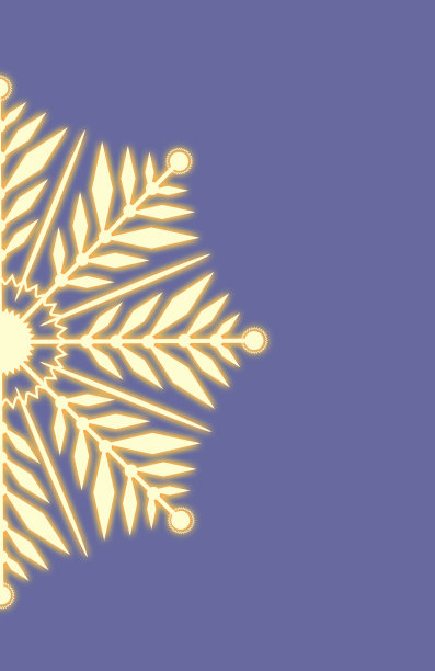 紫色背景上的金色花纹边框