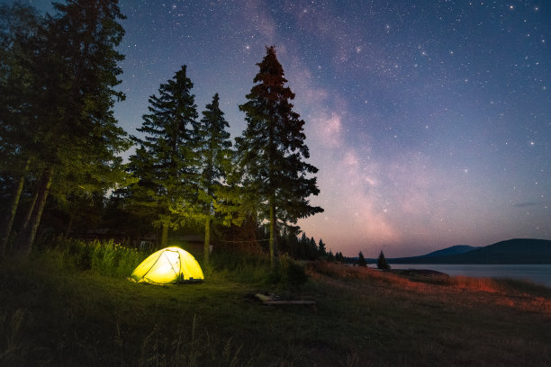 高山星空摄影