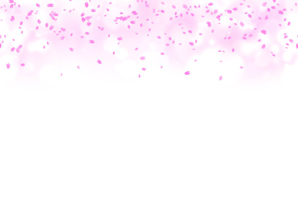 粉色浪漫云彩水彩花卉背景