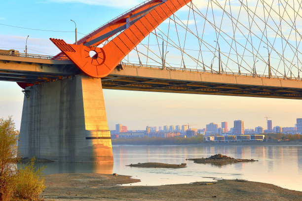 斜拉桥,西伯利亚,现代