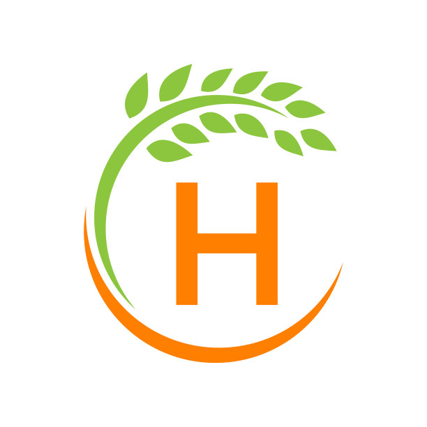 h绿叶环保生态logo