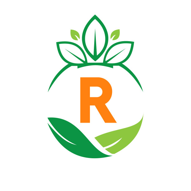 r字母标志环保科技logo