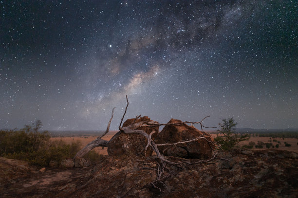 高山星空摄影