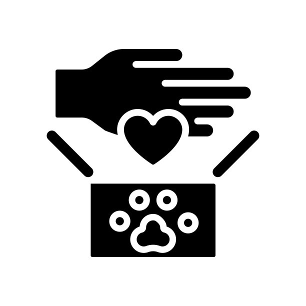 爱心公益社区服务logo设计