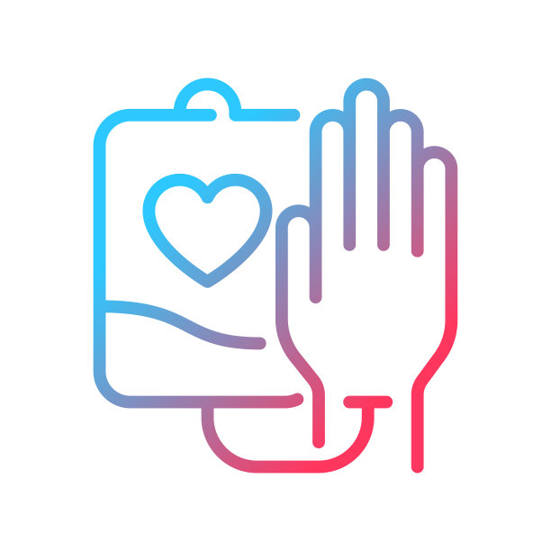 爱心公益社区服务logo设计