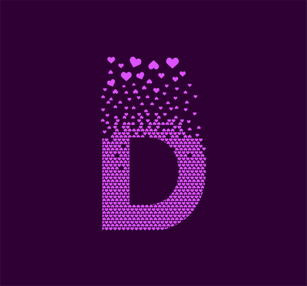 d爱心logo设计