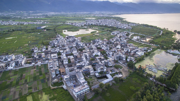 大理市地标建筑天际线