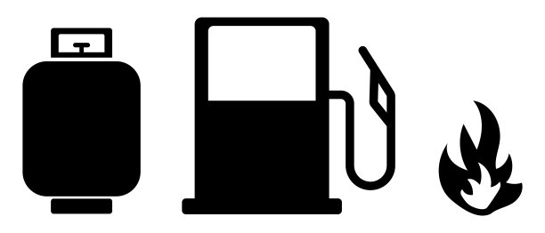 油箱标志标识图标背景素材