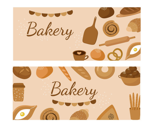面包甜品促销单页