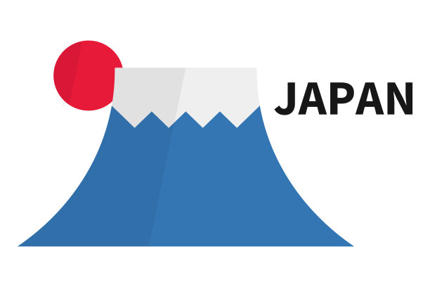 富士山火山logo