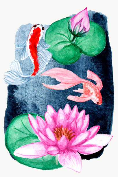 竹子节节高水墨中国风格画
