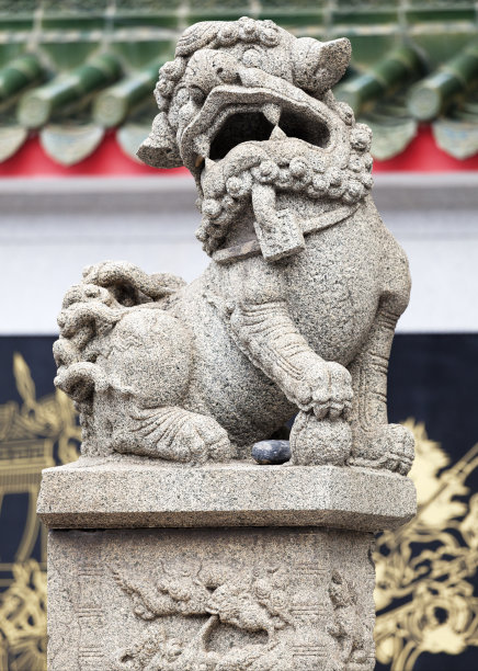 石狮 中式城门 摄影