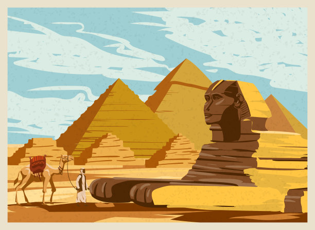 埃及印象埃及景点海报
