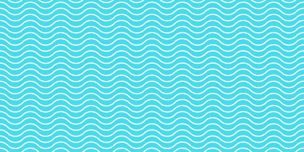 矢量抽象蓝色背景现代波浪底纹