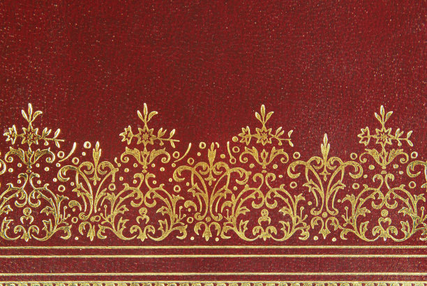 古典质感花纹背景封面