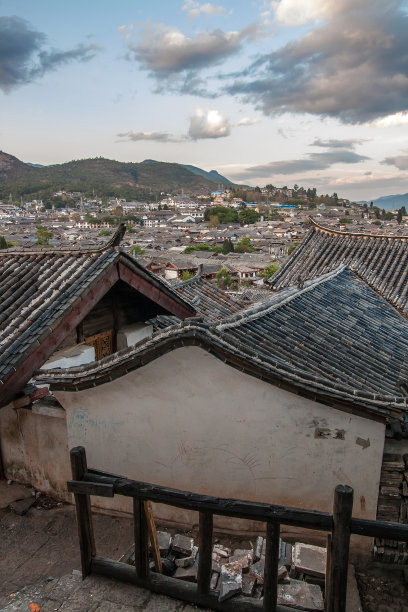 丽江市地标建筑天际线