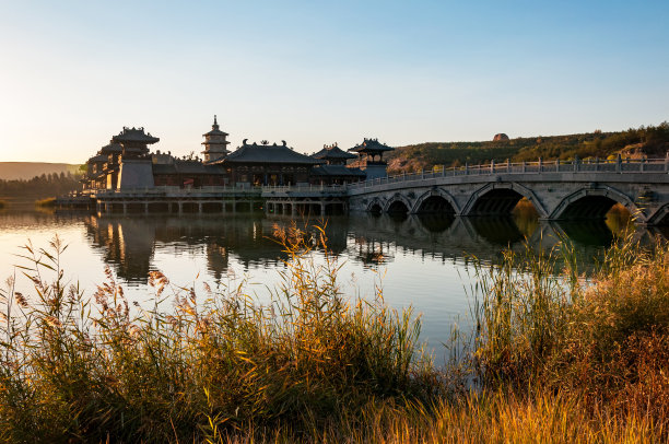 大同地标背景