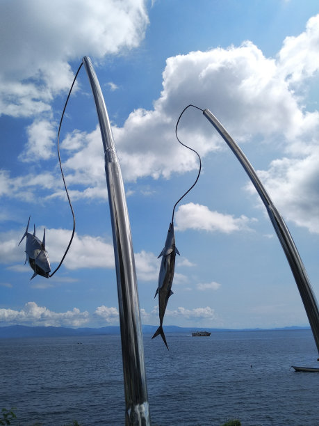 海鱼雕塑