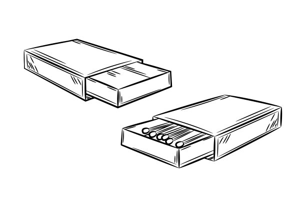 空白火柴纸盒