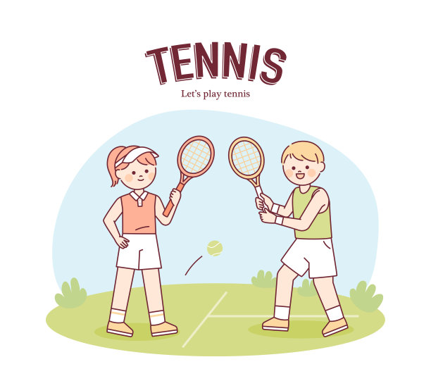网球海报 网球小孩 网球写真