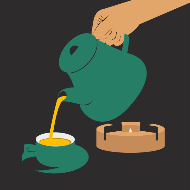 茶文化墙茶文化宣传设计海报