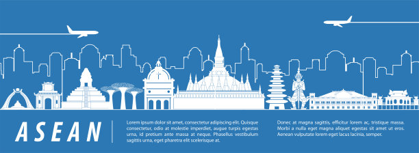 泰国旅游景点宣传海报