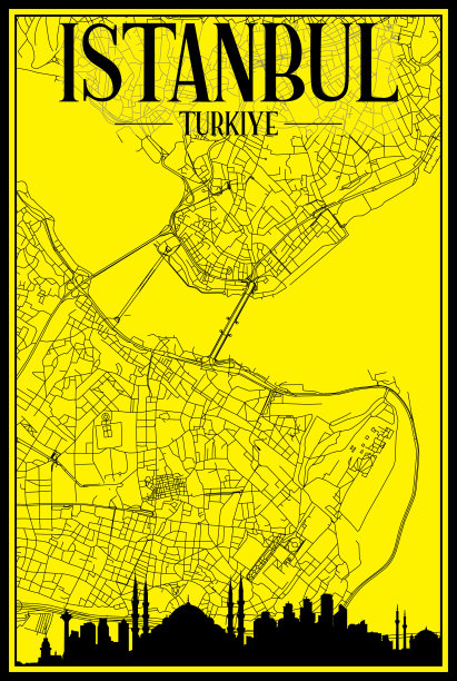 土耳其城市线描