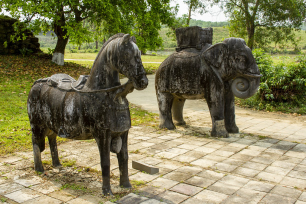 古代马匹雕塑艺术品