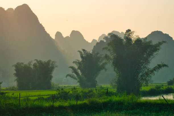 夏日的小河