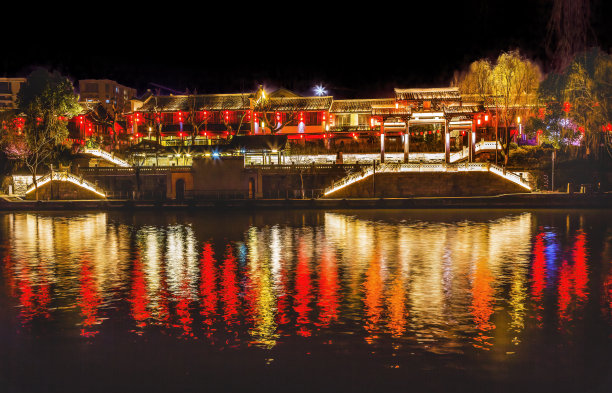 杭州运河夜景,杭州运河夜色