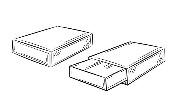 空白火柴纸盒