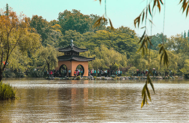 扬州瘦西湖风景摄影图