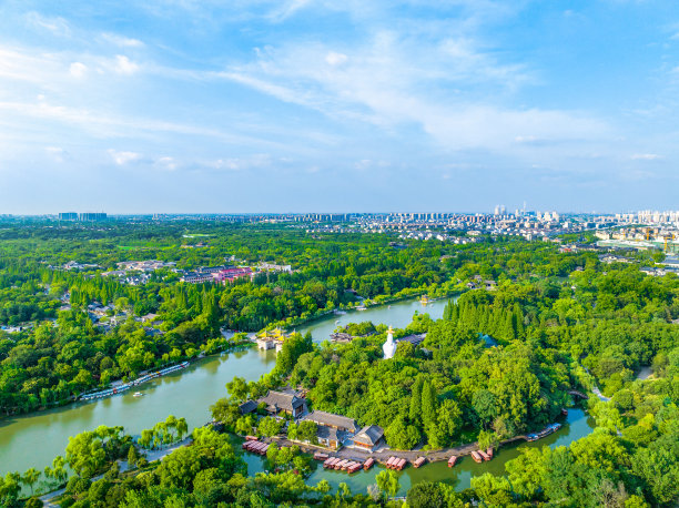 扬州地标城市轮廓